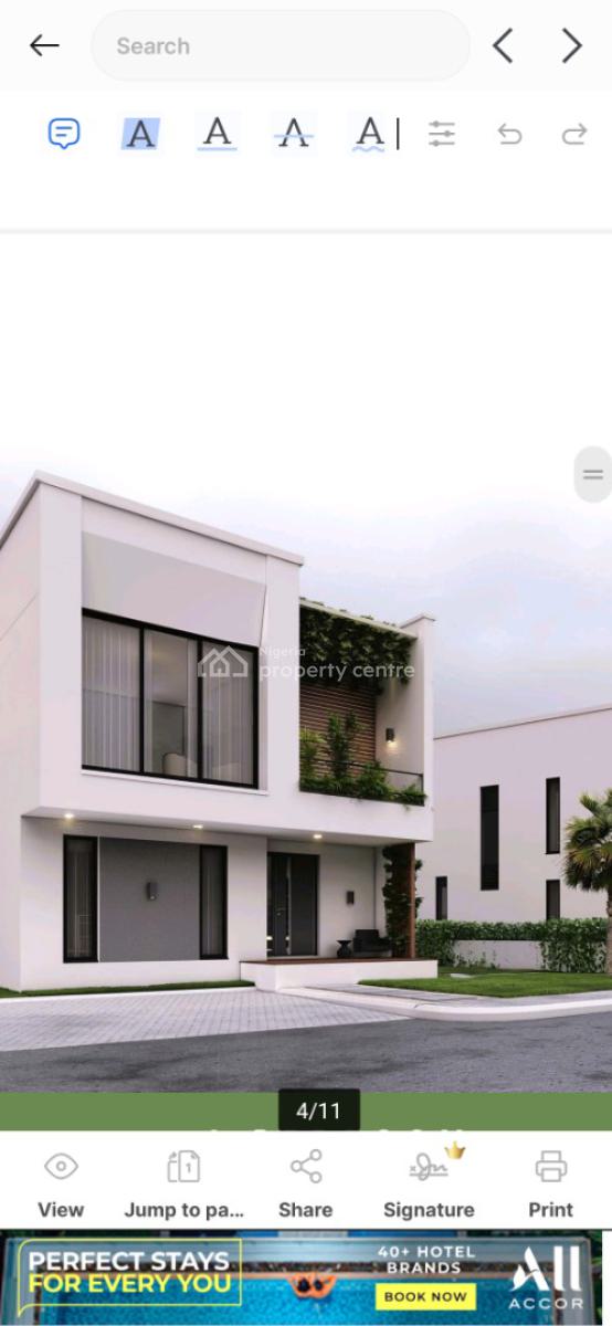 Well Polished 3 Bedrooms Apartment with Sleek Finishes, Lakowe, Ibeju Lekki, Lagos, Flat / Apartment for Sale