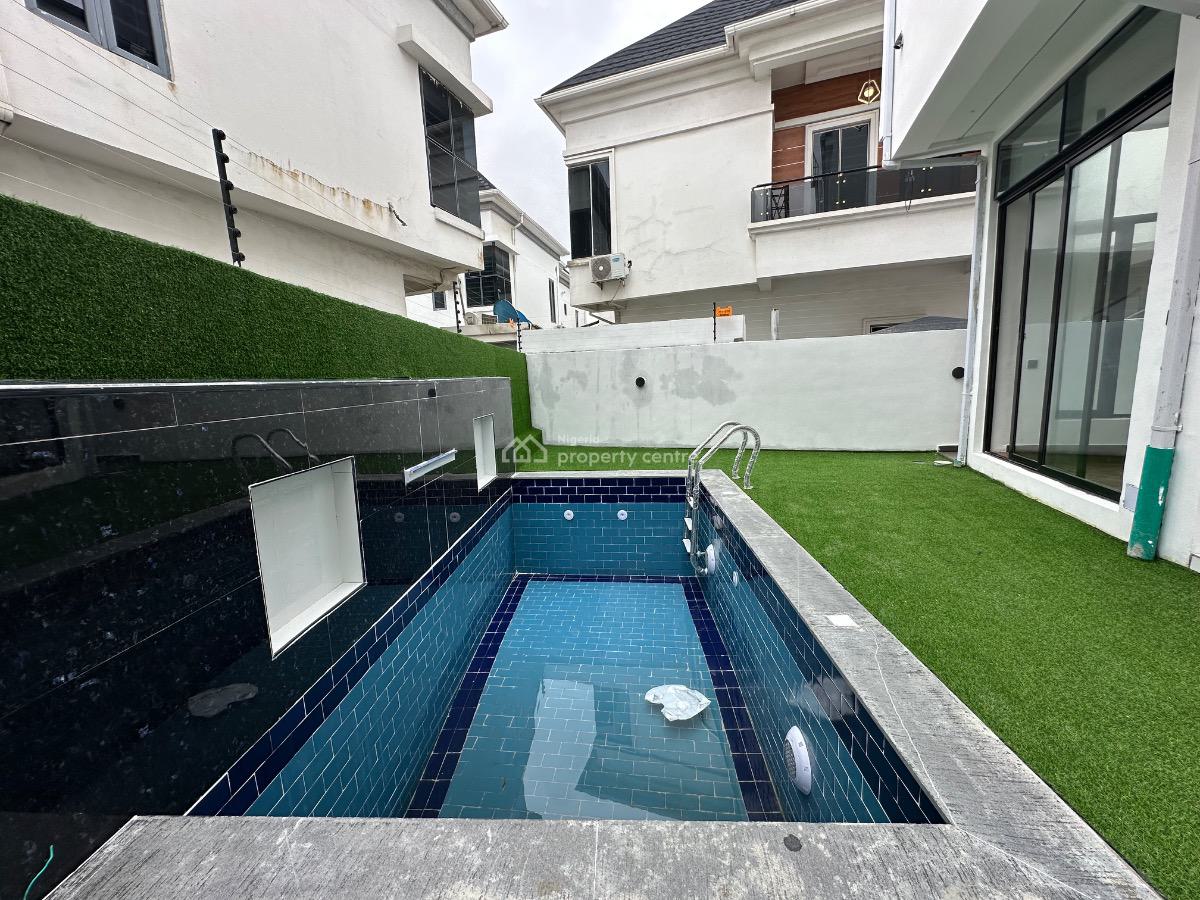 Vibrant 5 Bedroom Detached Duplex with a Swimming Pool & Bq, Chevron Tollgate, Lekki, Lagos, Detached Duplex for Sale