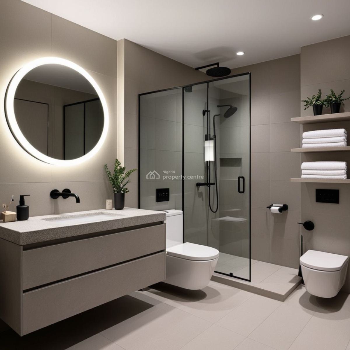 2 Bedroom with Bq Flat Available in a Serene and  Secure Area, Olarenwaju Ninolowo Off Admiralty, Lekki Phase 1, Lekki, Lagos, Flat / Apartment for Sale