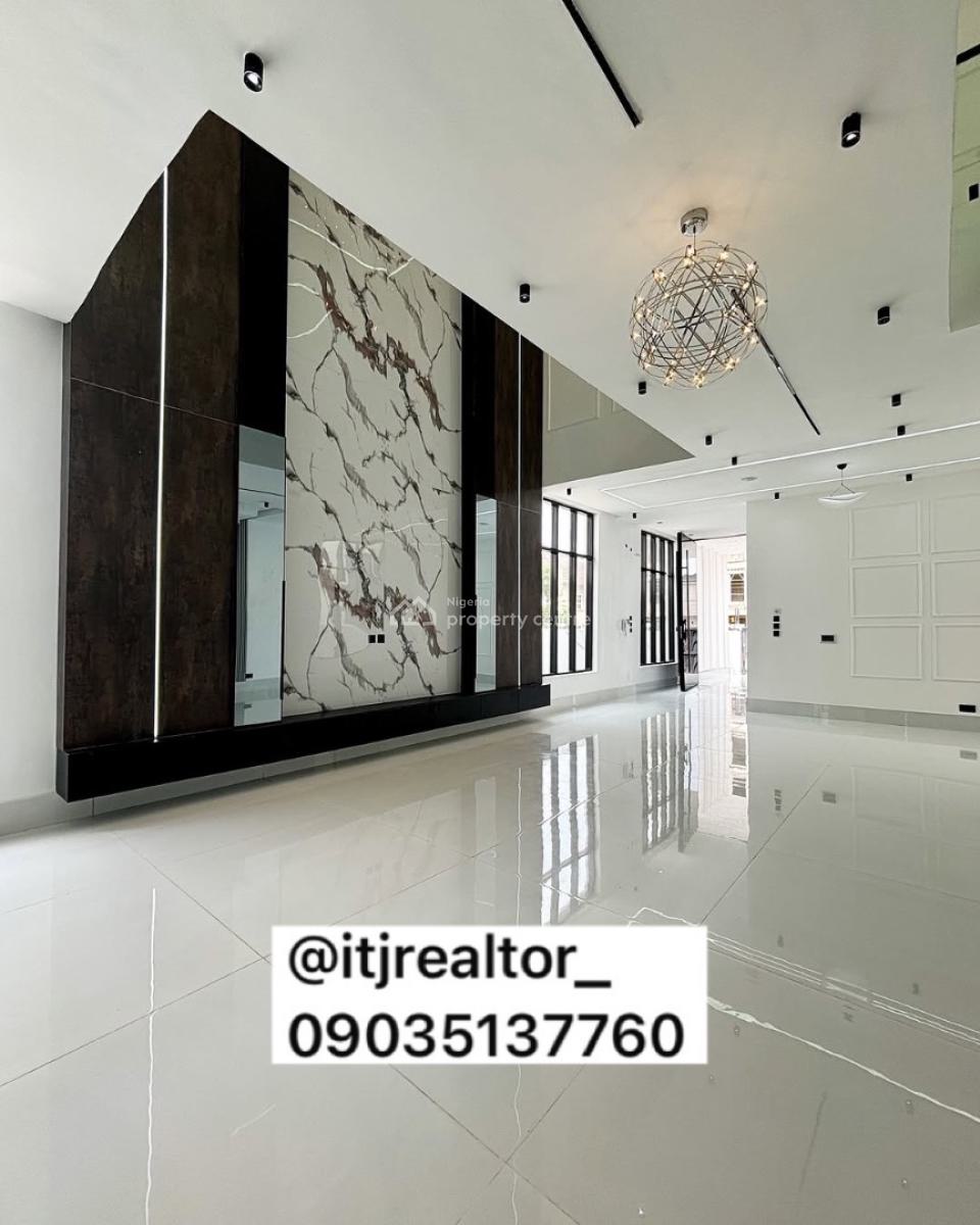 Stunning 5 Bedroom Detached Duplex with Swimming Pool and Bq, Chevron, Lekki, Lagos, Detached Duplex for Sale