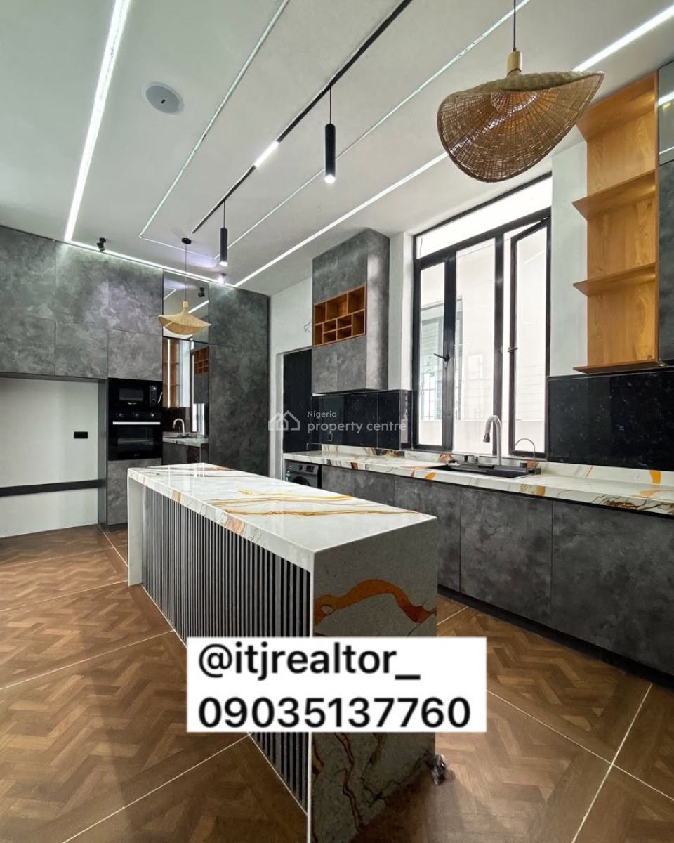 Stunning 5 Bedroom Detached Duplex with Swimming Pool and Bq, Chevron, Lekki, Lagos, Detached Duplex for Sale