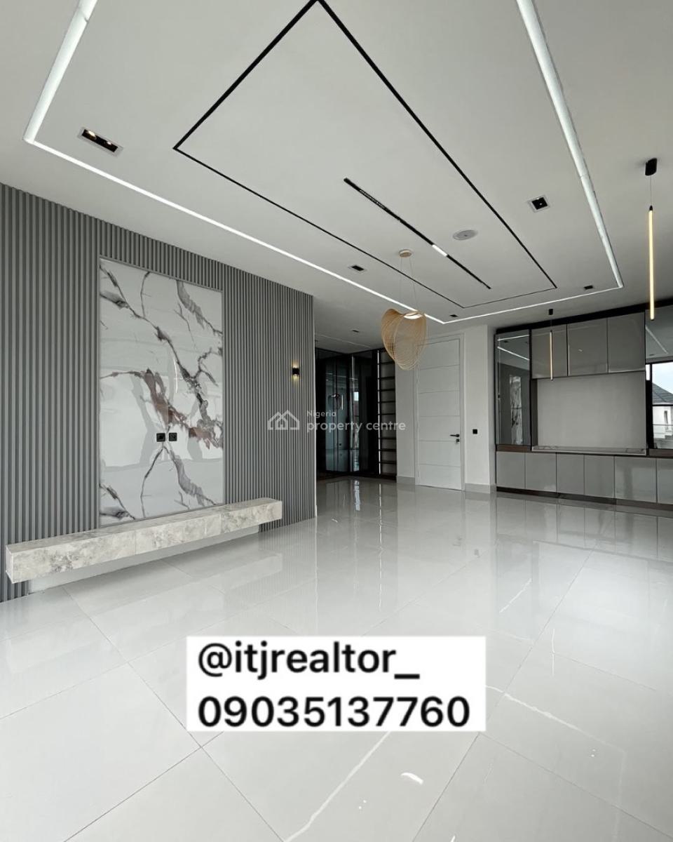 Stunning 5 Bedroom Detached Duplex with Swimming Pool and Bq, Chevron, Lekki, Lagos, Detached Duplex for Sale