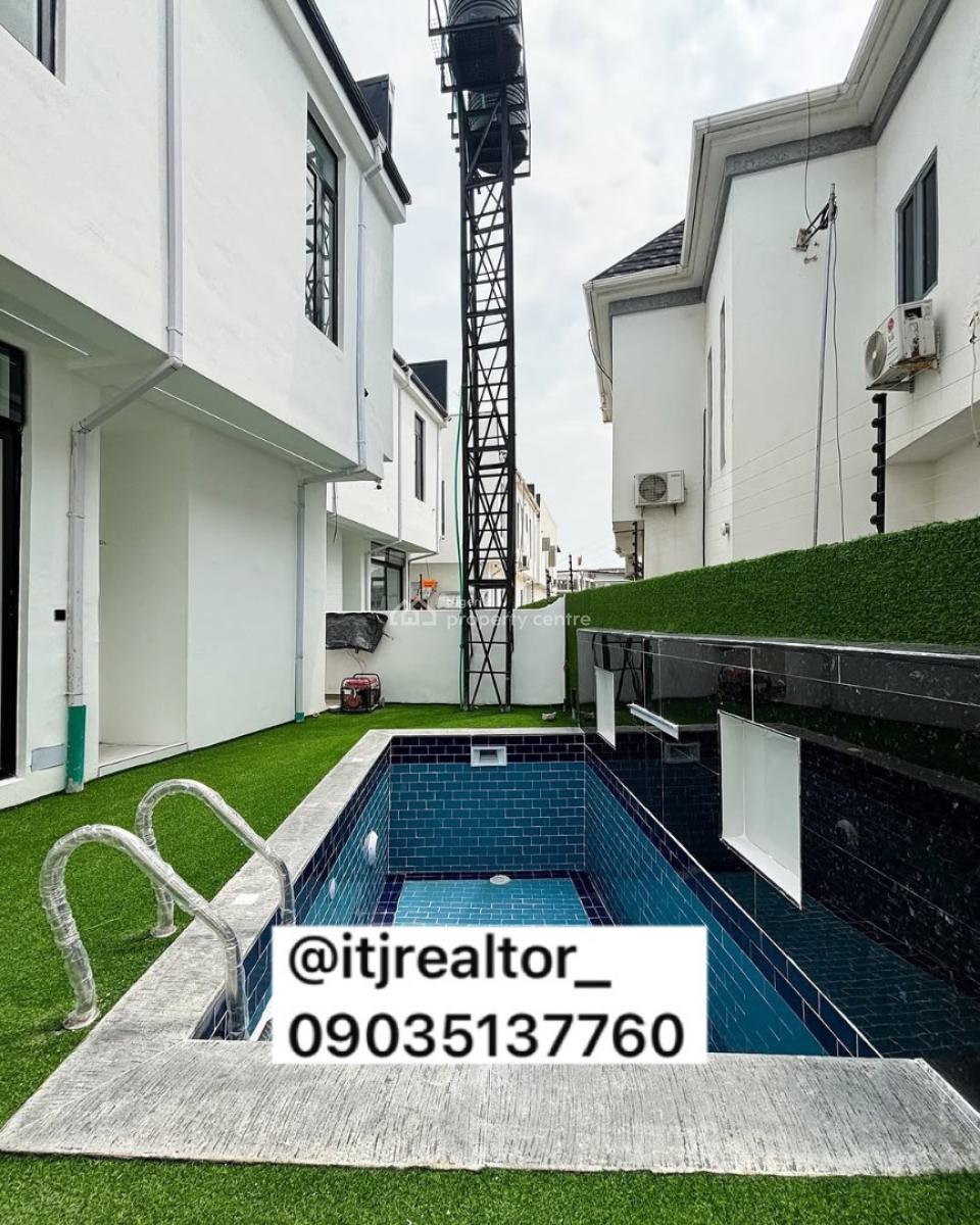 Stunning 5 Bedroom Detached Duplex with Swimming Pool and Bq, Chevron, Lekki, Lagos, Detached Duplex for Sale