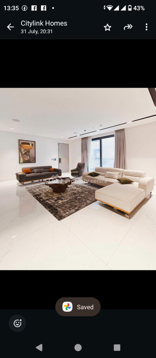 Exquisite Penthouse Living in Prime Ikoyi -- 5 Bed + 2 Bq, Ikoyi Lagos, Ikoyi, Lagos, Terraced Duplex for Sale