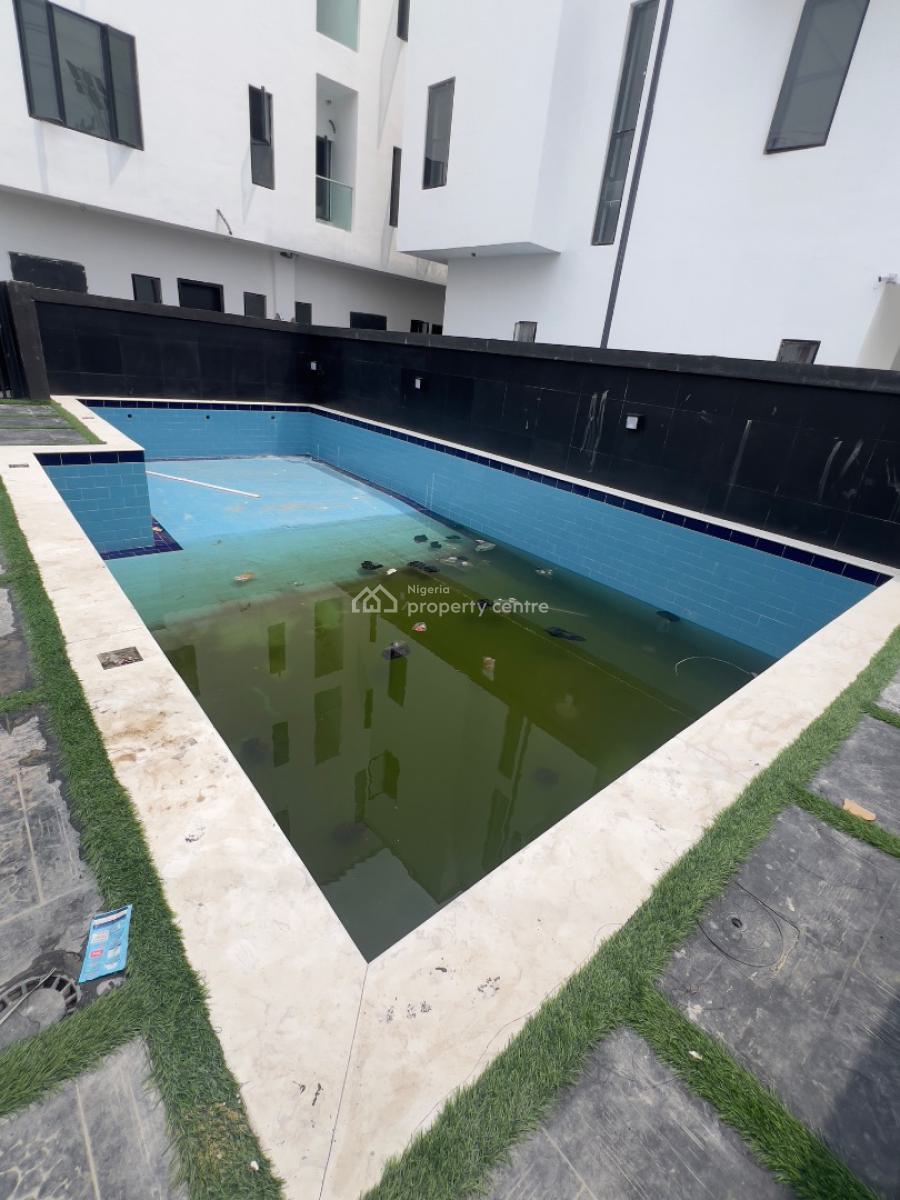 Magnificent 4bedroom Terrace Duplex with Bq, Ikate, Lekki, Lagos, Terraced Duplex for Rent