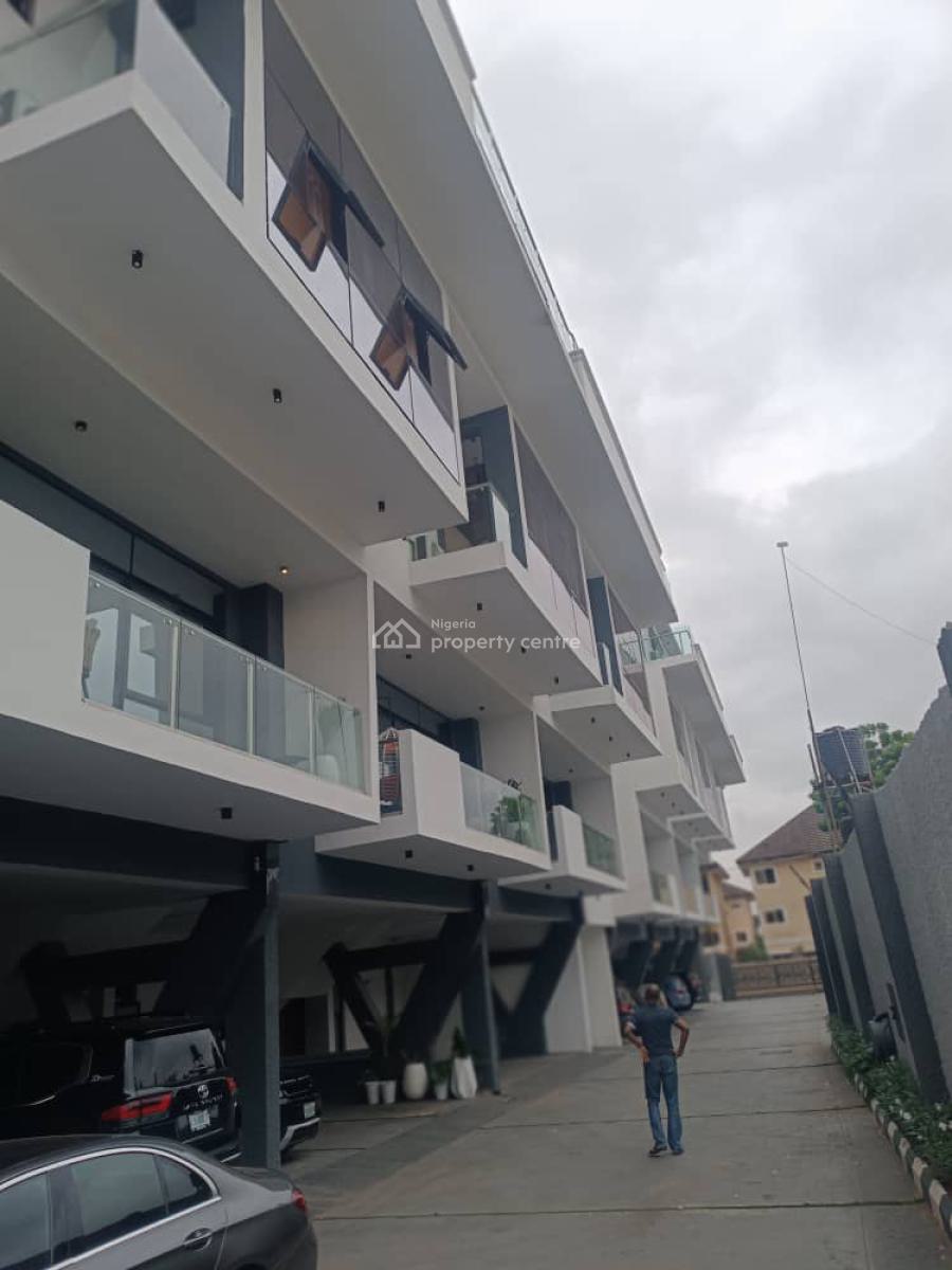 Tastefully Finished Five Bedroom Pent House with 2 Room Bq, Off Fani Fakayode Way, Ikeja Gra, Ikeja, Lagos, Terraced Duplex for Rent