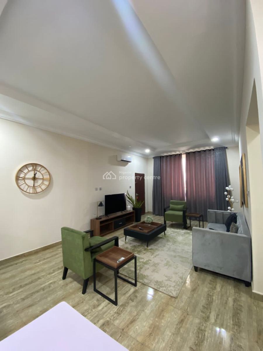 Diplomatic 2 Bedroom Serviced & Furnished Apartment,24/7 Services, Bq, Serene Neighborhood on a Good Access Road, Guzape District, Abuja, Flat / Apartment for Rent