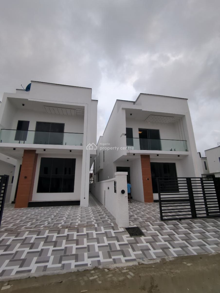 Newly Finished 4 Bedroom Fully Detached with Bq, Ajah, Lagos, Detached Duplex for Sale