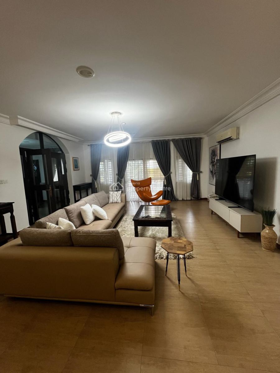 Luxury 3 Bedrooms Serviced & Furnished Apartment,pool,gym,elevator,bq, Serene Neighborhood Inside a Gated Community, Maitama District, Abuja, Flat / Apartment for Rent