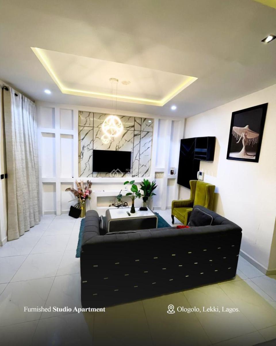 Fully Furnished Studio Apartment, Justice Court, Spg Road, Ologolo, Lekki, Lagos, Self Contain (single Rooms) for Rent