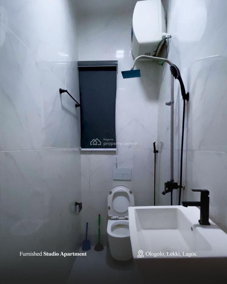 Fully Furnished Studio Apartment, Justice Court, Spg Road, Ologolo, Lekki, Lagos, Self Contain (single Rooms) for Rent