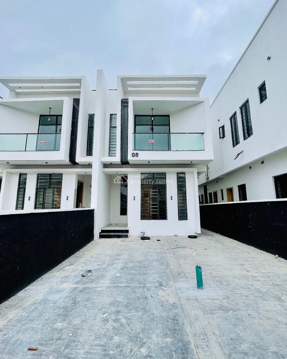Nicely Finished 4 Bedroom Semi Detached House, Idado, Lekki, Lagos, Semi-detached Duplex for Sale