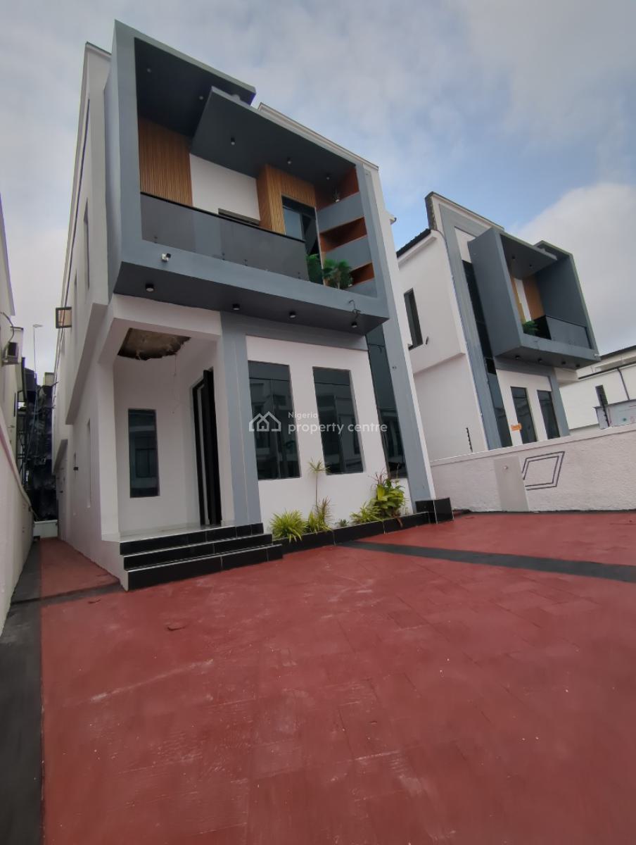 Spacious and Contemporary 5 Bedroom Detached Home with Pool, Ajah, Lagos, Detached Duplex for Sale