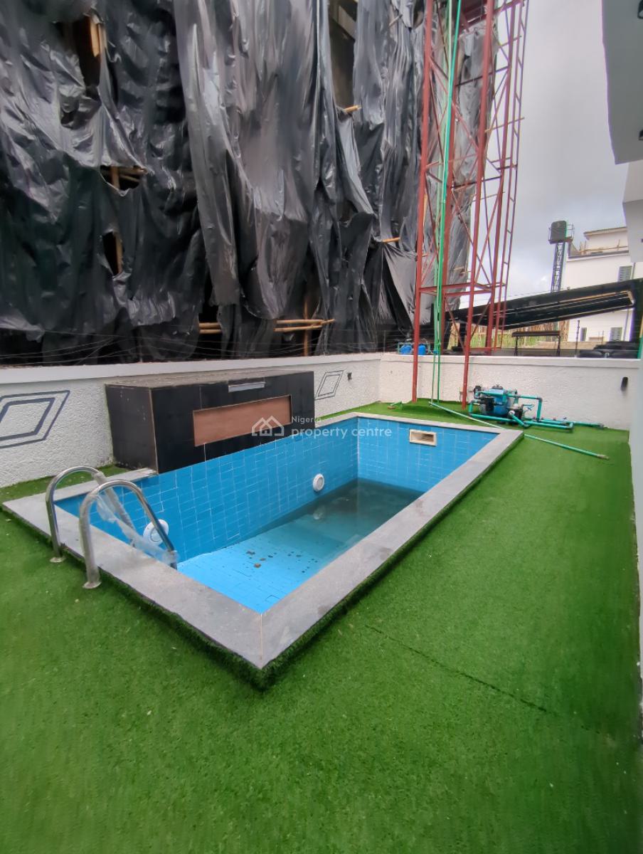 Spacious and Contemporary 5 Bedroom Detached Home with Pool, Ajah, Lagos, Detached Duplex for Sale