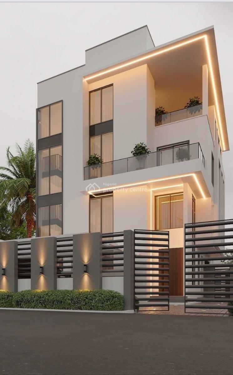 95% Completed 6 Bedrooms Fully Detached House with 2 Rooms Bq, Off 3rd Avenue, Banana Island, Ikoyi, Lagos, Detached Duplex for Sale