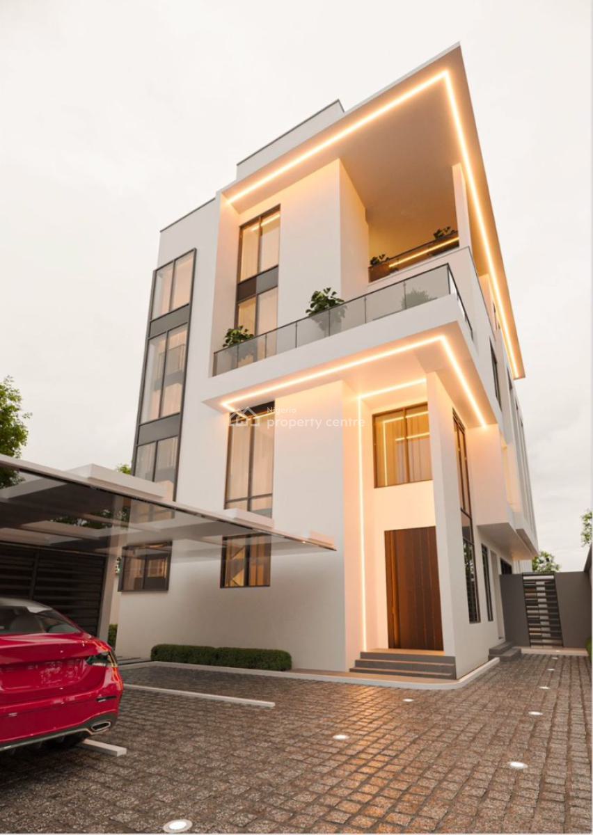 95% Completed 6 Bedrooms Fully Detached House with 2 Rooms Bq, Off 3rd Avenue, Banana Island, Ikoyi, Lagos, Detached Duplex for Sale