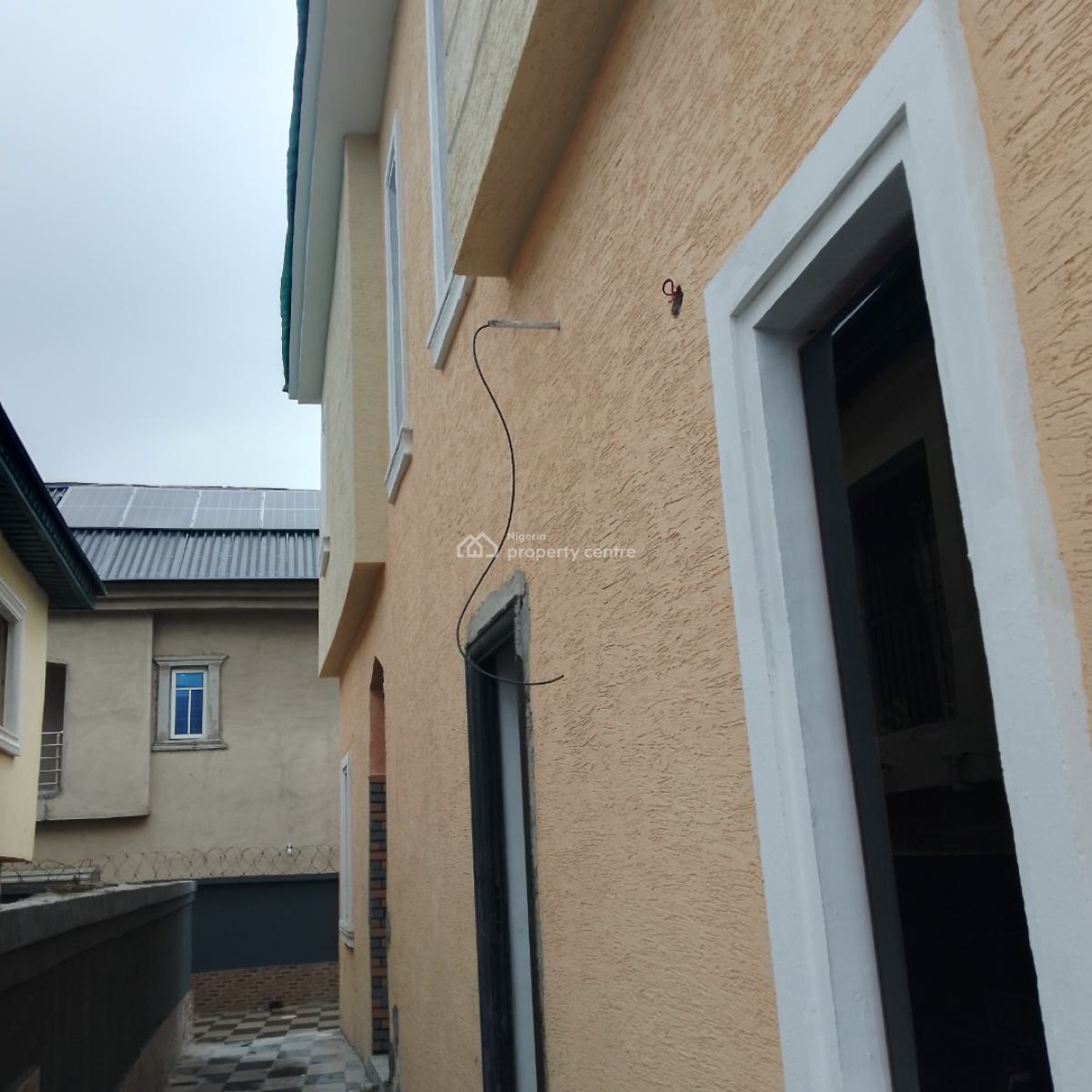 Luxury Newly Built 2 Bedroom Flat with Private Staircase, Off Grandmate, Ago Palace, Isolo, Lagos, Flat / Apartment for Rent