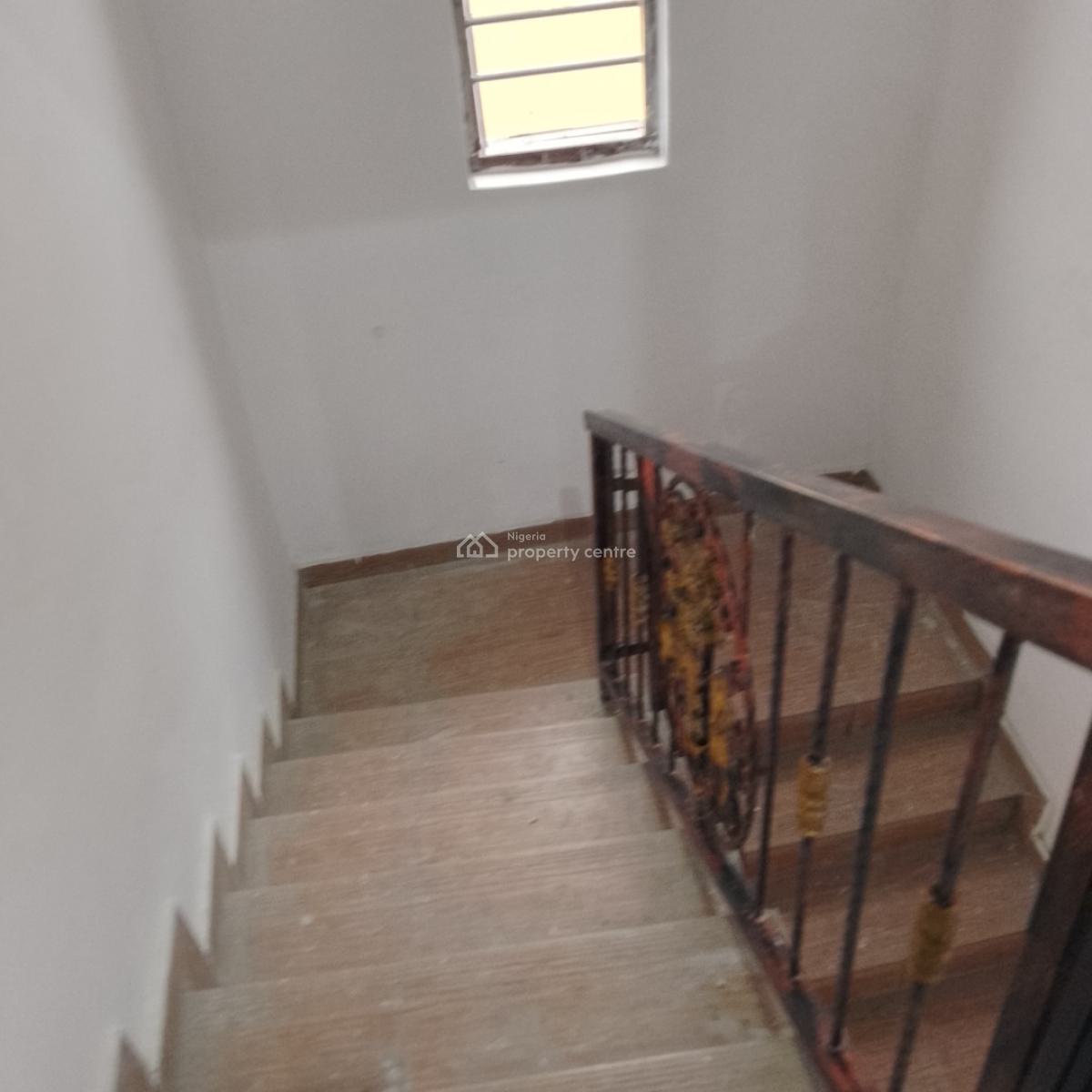 Luxury Newly Built 2 Bedroom Flat with Private Staircase, Off Grandmate, Ago Palace, Isolo, Lagos, Flat / Apartment for Rent
