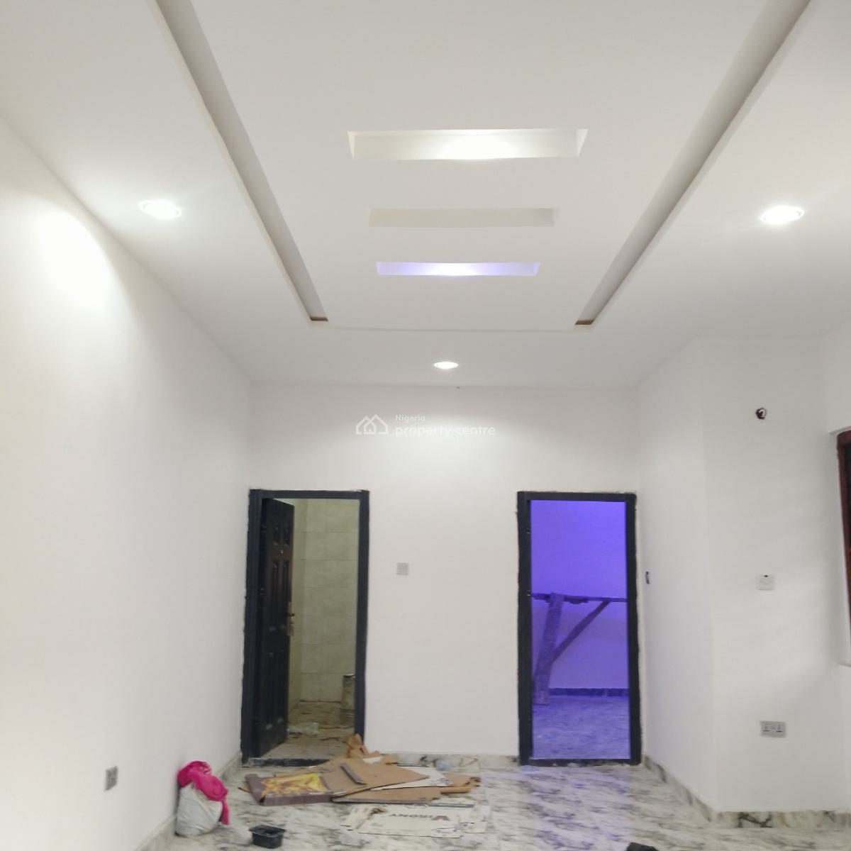 Luxury Newly Built 2 Bedroom Flat with Private Staircase, Off Grandmate, Ago Palace, Isolo, Lagos, Flat / Apartment for Rent