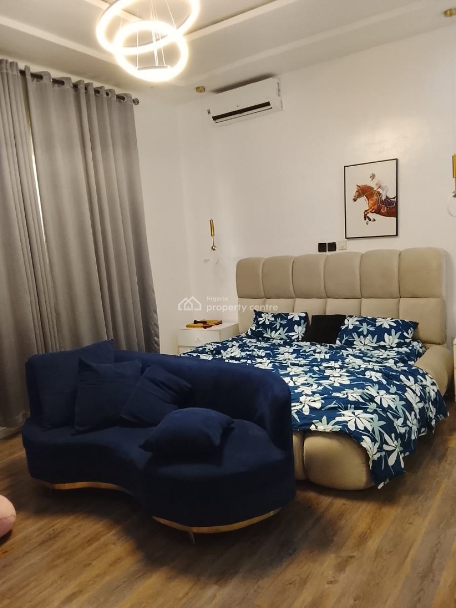 Fully Furnished 4 Bedroom Terrace Duplex in Well Serene Estate, Ologolo, Lekki, Lagos, Terraced Duplex for Rent