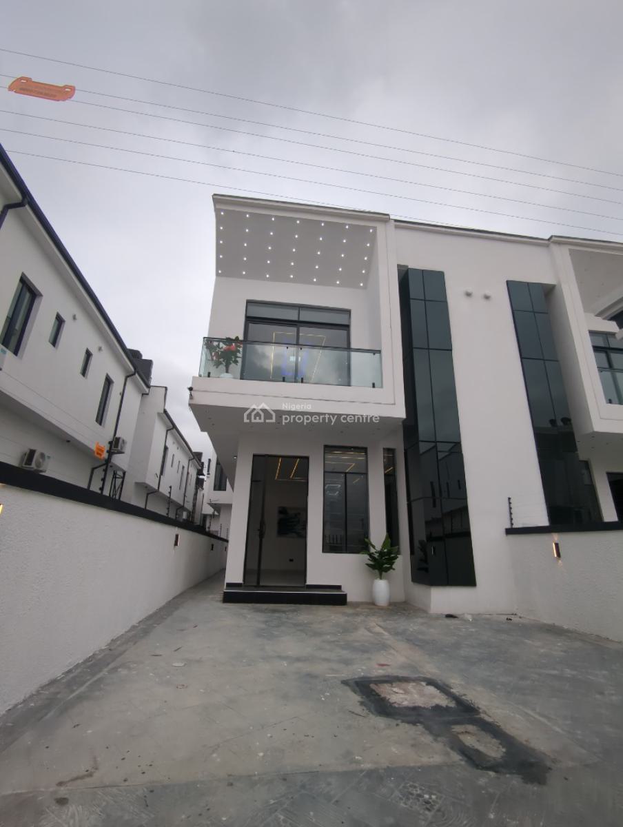 Luxury Finished 4 Bedroom Duplex with Bq, Ajah, Lagos, Semi-detached Duplex for Sale