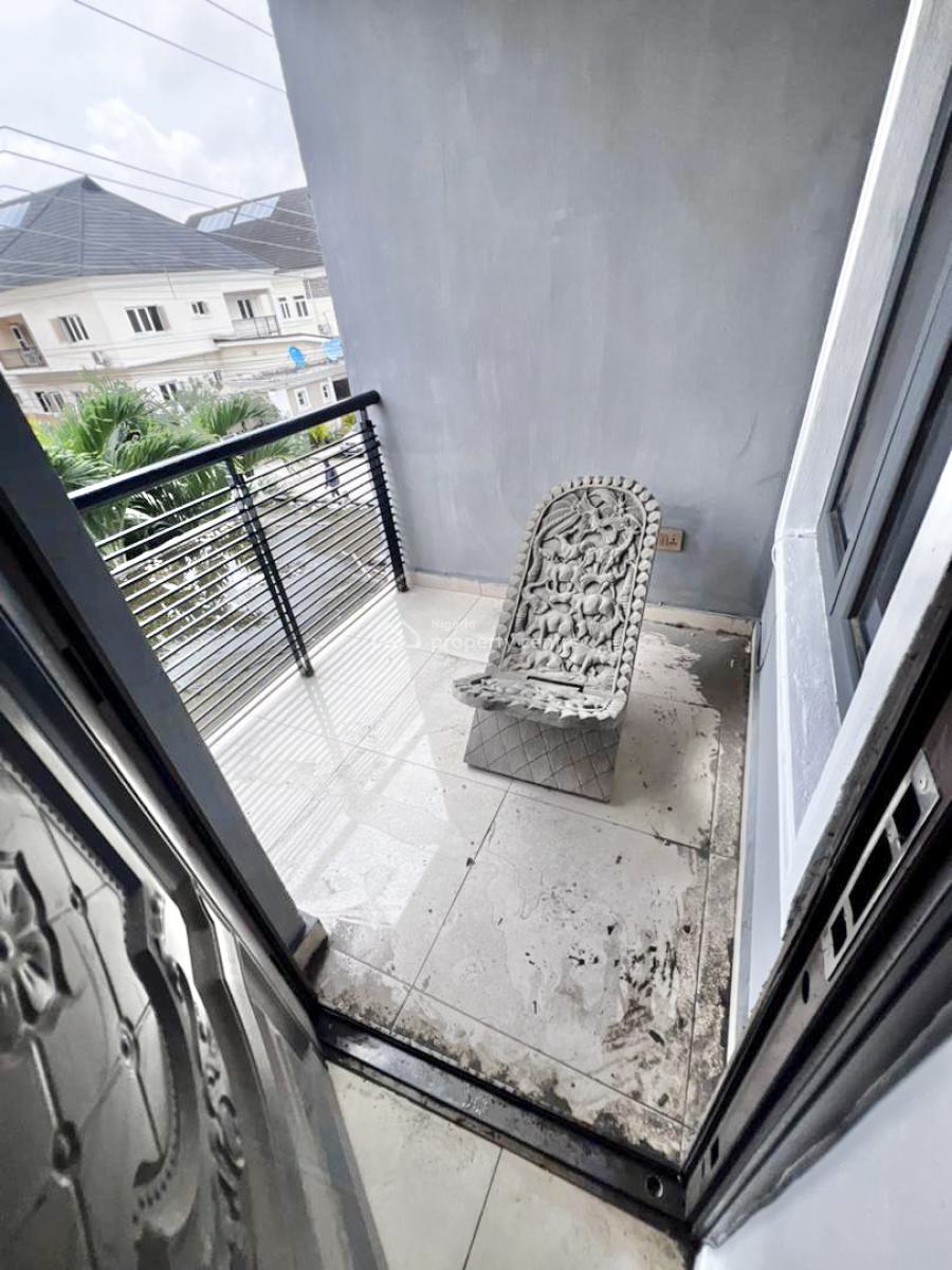 Well Built 4 Bedroom Semi Detached Duplex with Bq, Osapa, Lekki, Lagos, Terraced Duplex for Rent