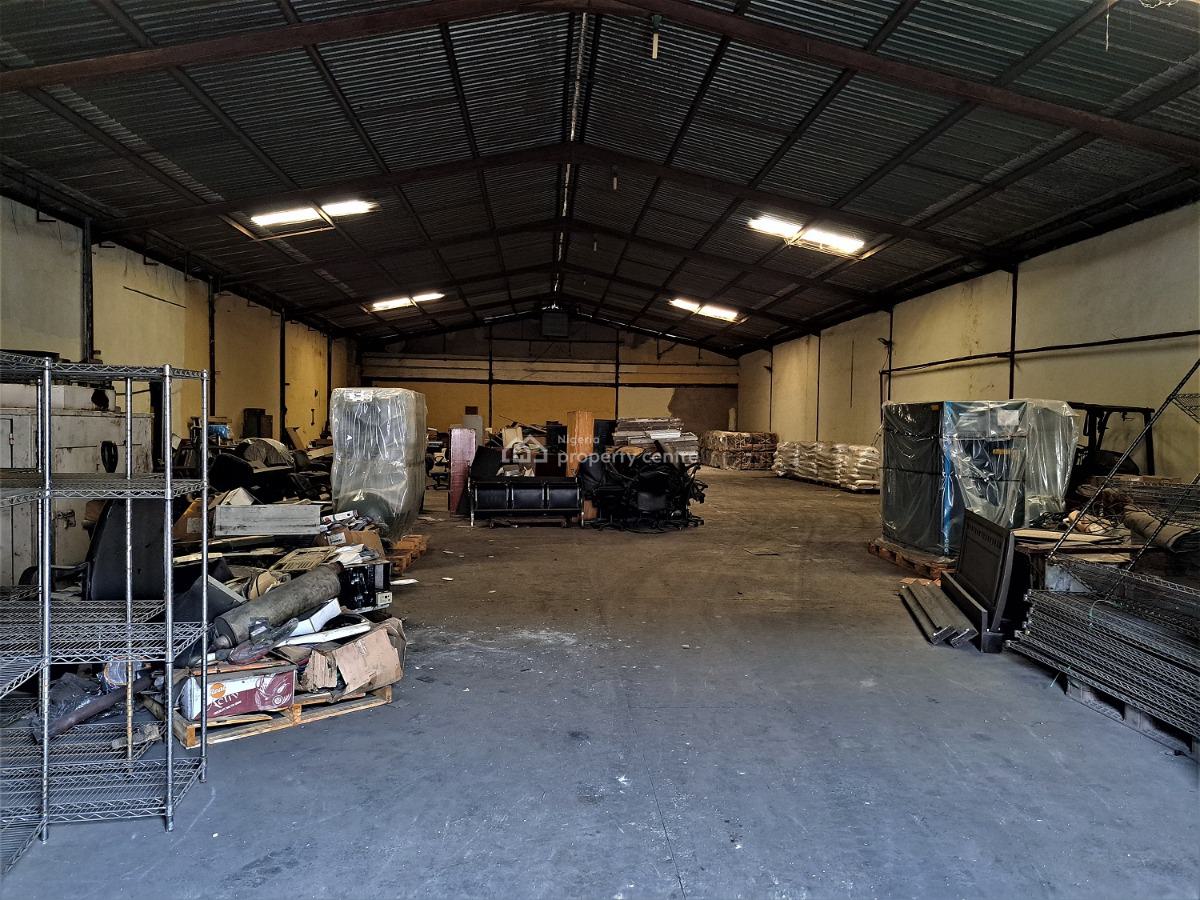 Warehouse Capacity 756 Sqm and 284 Sqm Office Space, Isolo Industrial Area, Isolo, Lagos, Warehouse for Rent