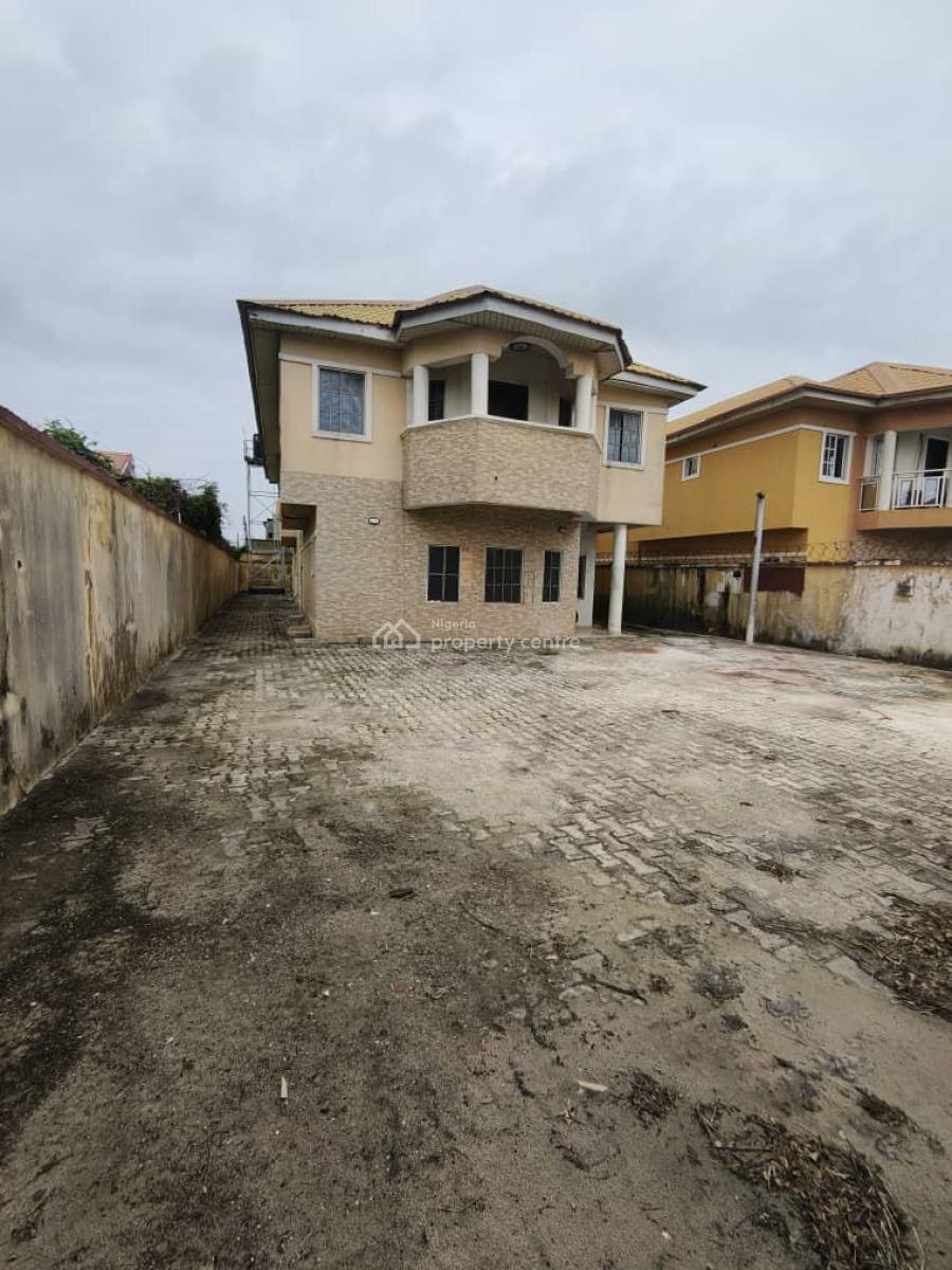 Lovely 4 Bedroom Fully Detached Duplex+ Bq on 456sqm +(self Compound), Igbo Efon, Lekki, Lagos, Detached Duplex for Rent