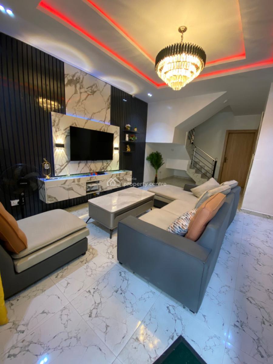Furnished and Unfurnished 4 Bedrooms Duplex, Orchid Road, Lekki Phase 2, Lekki, Lagos, Semi-detached Duplex for Rent