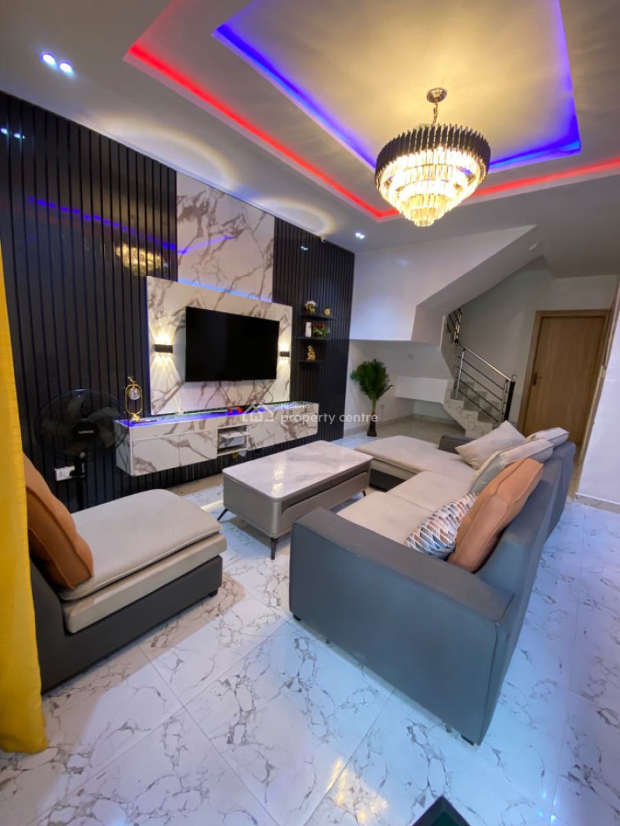 Furnished and Unfurnished 4 Bedrooms Duplex, Orchid Road, Lekki Phase 2, Lekki, Lagos, Semi-detached Duplex for Rent