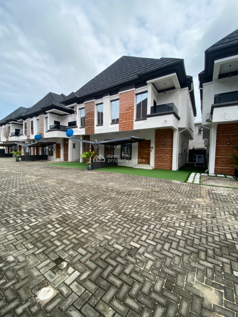 Furnished and Unfurnished 4 Bedrooms Duplex, Orchid Road, Lekki Phase 2, Lekki, Lagos, Semi-detached Duplex for Rent