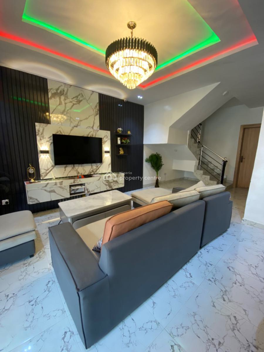 Furnished and Unfurnished 4 Bedrooms Duplex, Orchid Road, Lekki Phase 2, Lekki, Lagos, Semi-detached Duplex for Rent