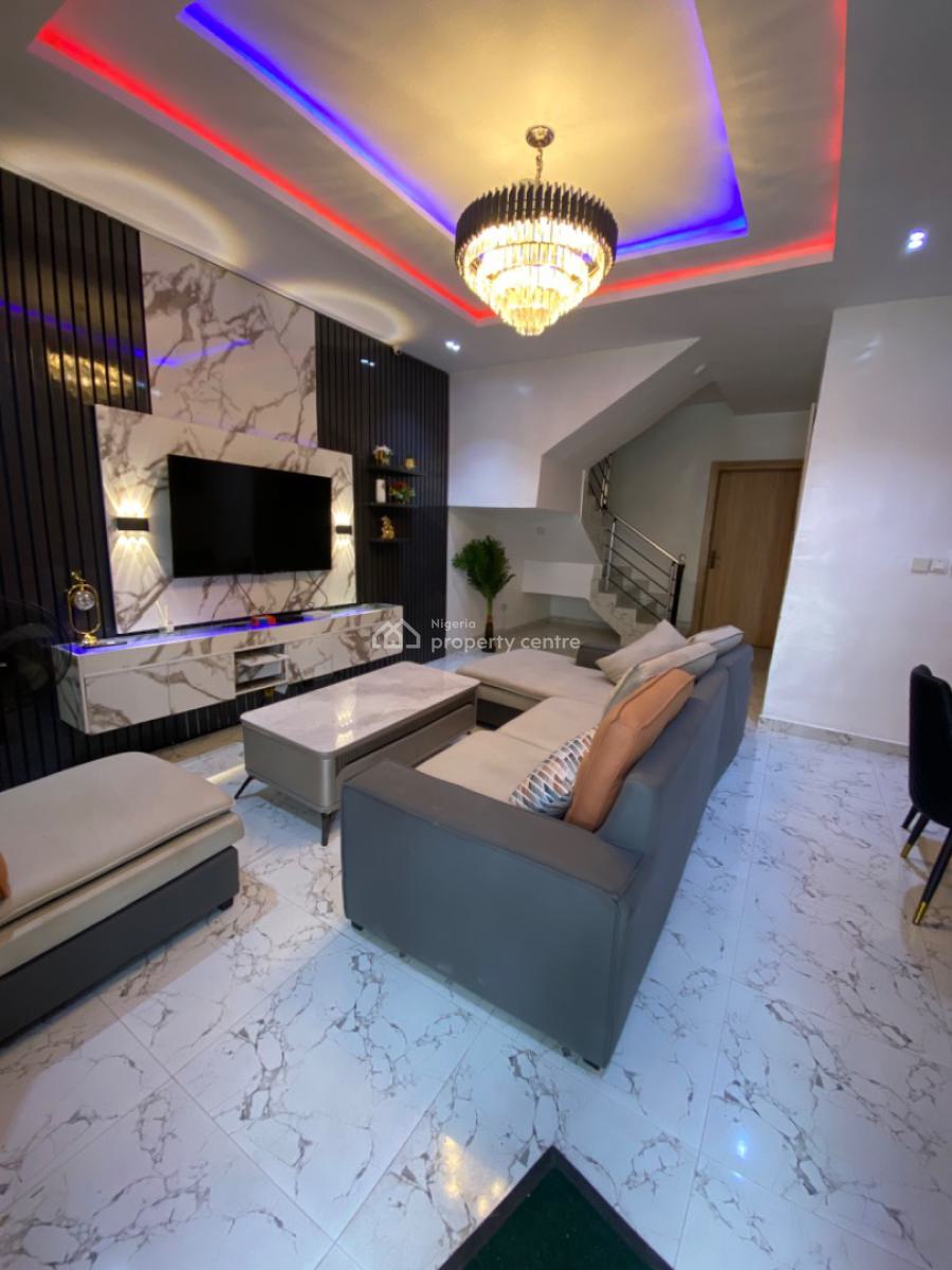 Furnished and Unfurnished 4 Bedrooms Duplex, Orchid Road, Lekki Phase 2, Lekki, Lagos, Semi-detached Duplex for Rent