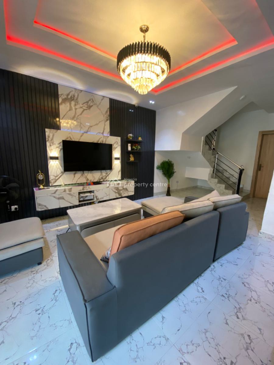 Furnished and Unfurnished 4 Bedrooms Duplex, Orchid Road, Lekki Phase 2, Lekki, Lagos, Semi-detached Duplex for Rent