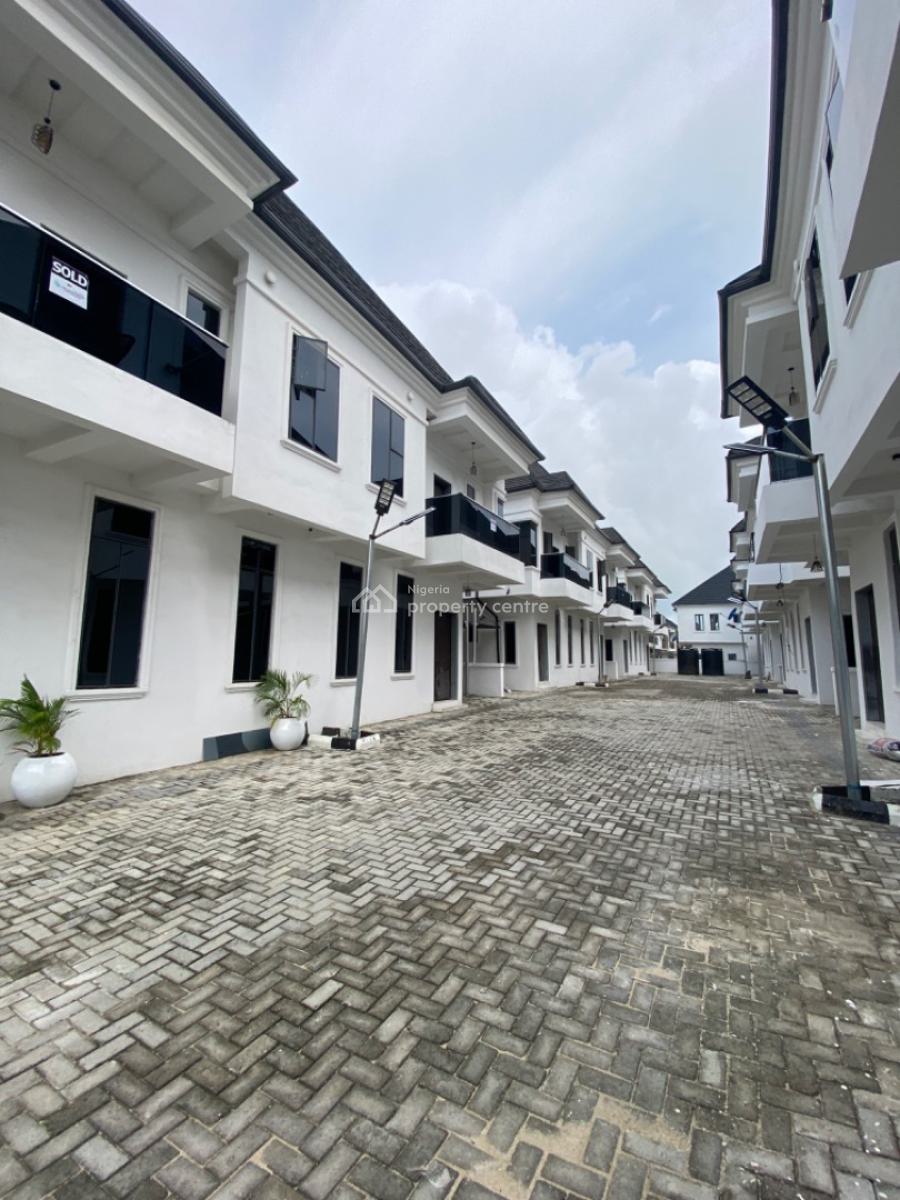 Serviced Bran New 4 Bedrooms Semi Detached Duplex with Bq, Orchid Road, Lekki Phase 2, Lekki, Lagos, Semi-detached Duplex for Rent