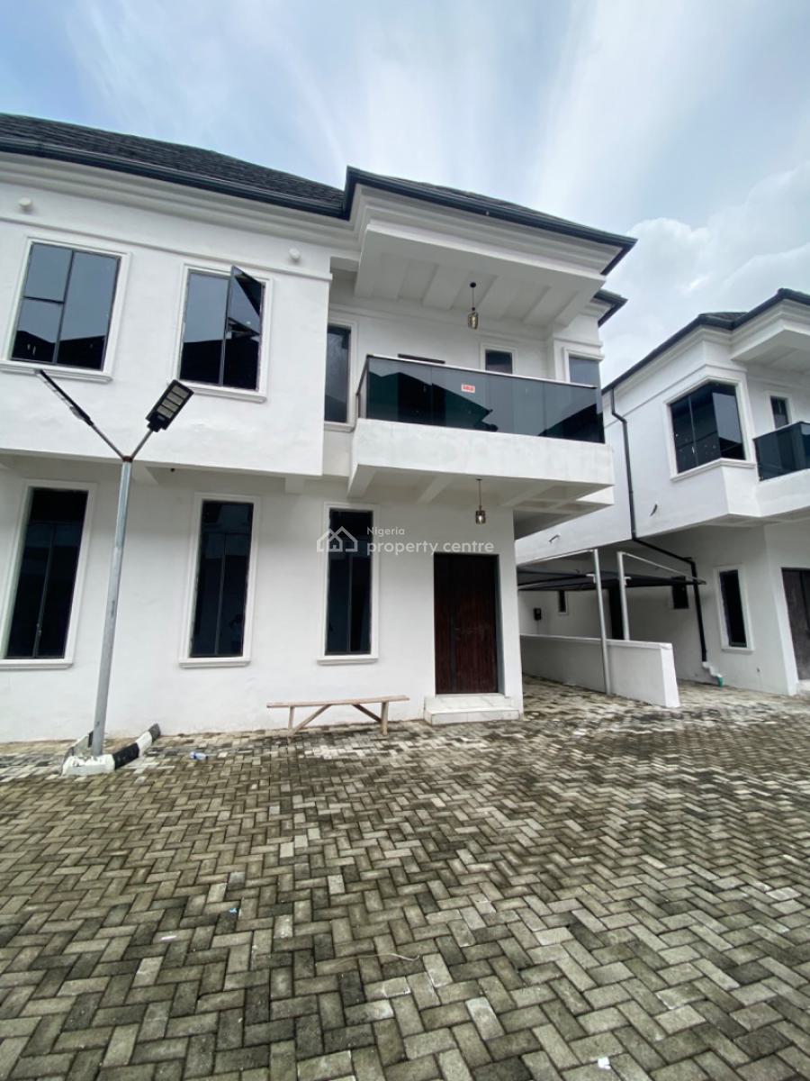 Serviced Bran New 4 Bedrooms Semi Detached Duplex with Bq, Orchid Road, Lekki Phase 2, Lekki, Lagos, Semi-detached Duplex for Rent