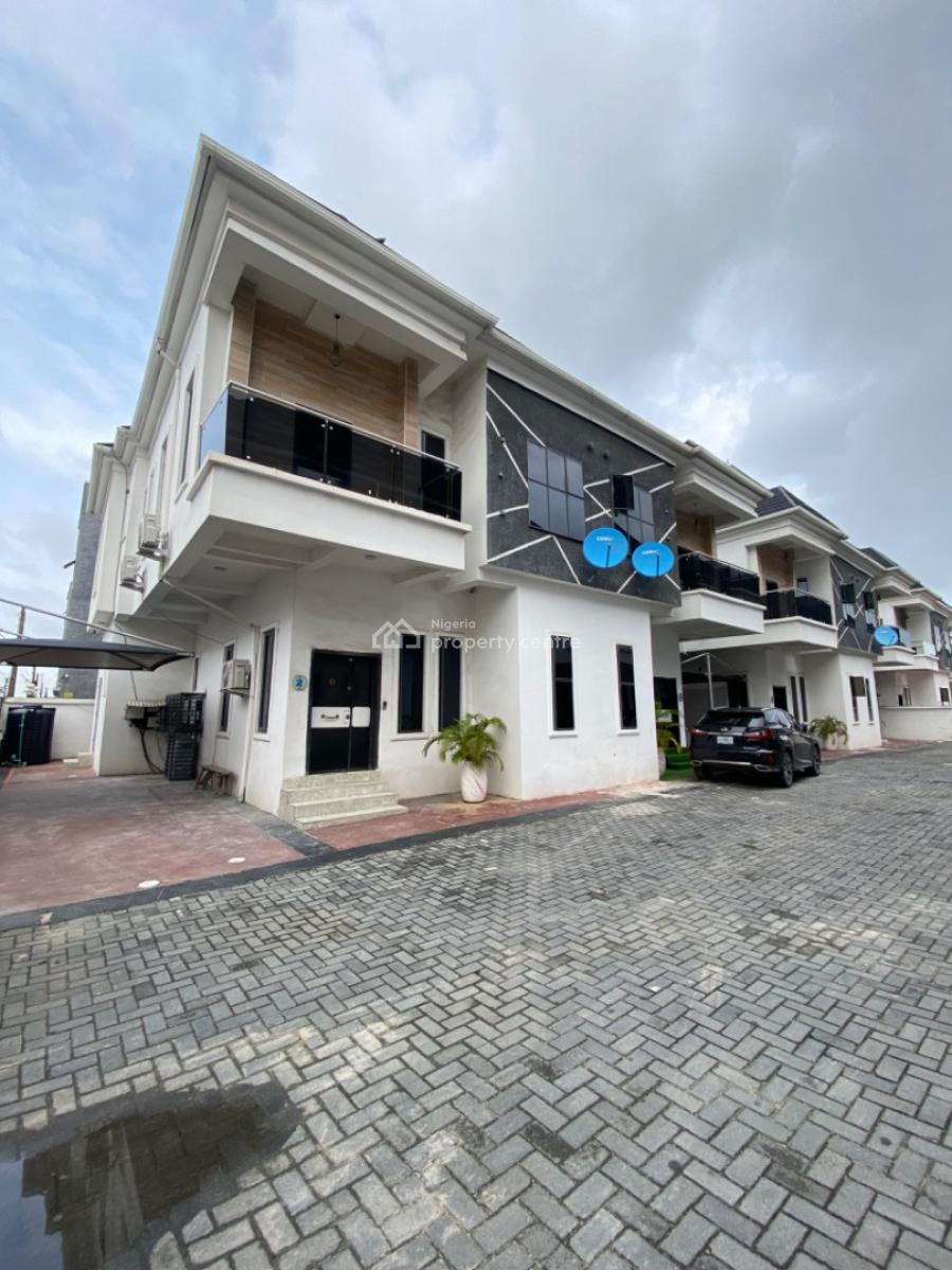a Well Maintained 4 Bedrooms Terrace Duplex/ Serviced, Orchid Road, Lekki Phase 2, Lekki, Lagos, Terraced Duplex for Rent