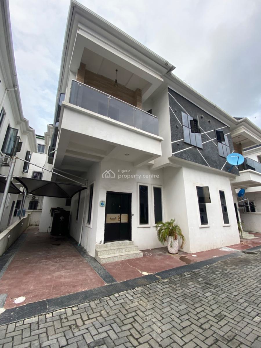 a Well Maintained 4 Bedrooms Terrace Duplex/ Serviced, Orchid Road, Lekki Phase 2, Lekki, Lagos, Terraced Duplex for Rent