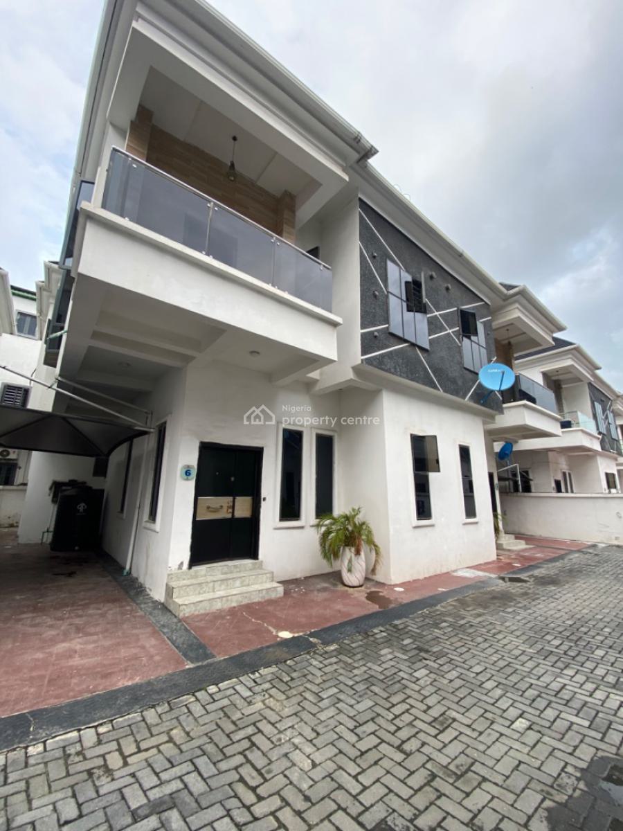 a Well Maintained 4 Bedrooms Terrace Duplex/ Serviced, Orchid Road, Lekki Phase 2, Lekki, Lagos, Terraced Duplex for Rent