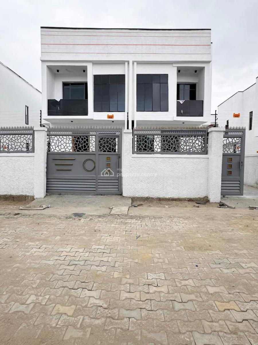 Luxury 4 Bedroom Duplex with Bq Fitted Kitchen, Ikota, Lekki, Lagos, Semi-detached Duplex for Sale