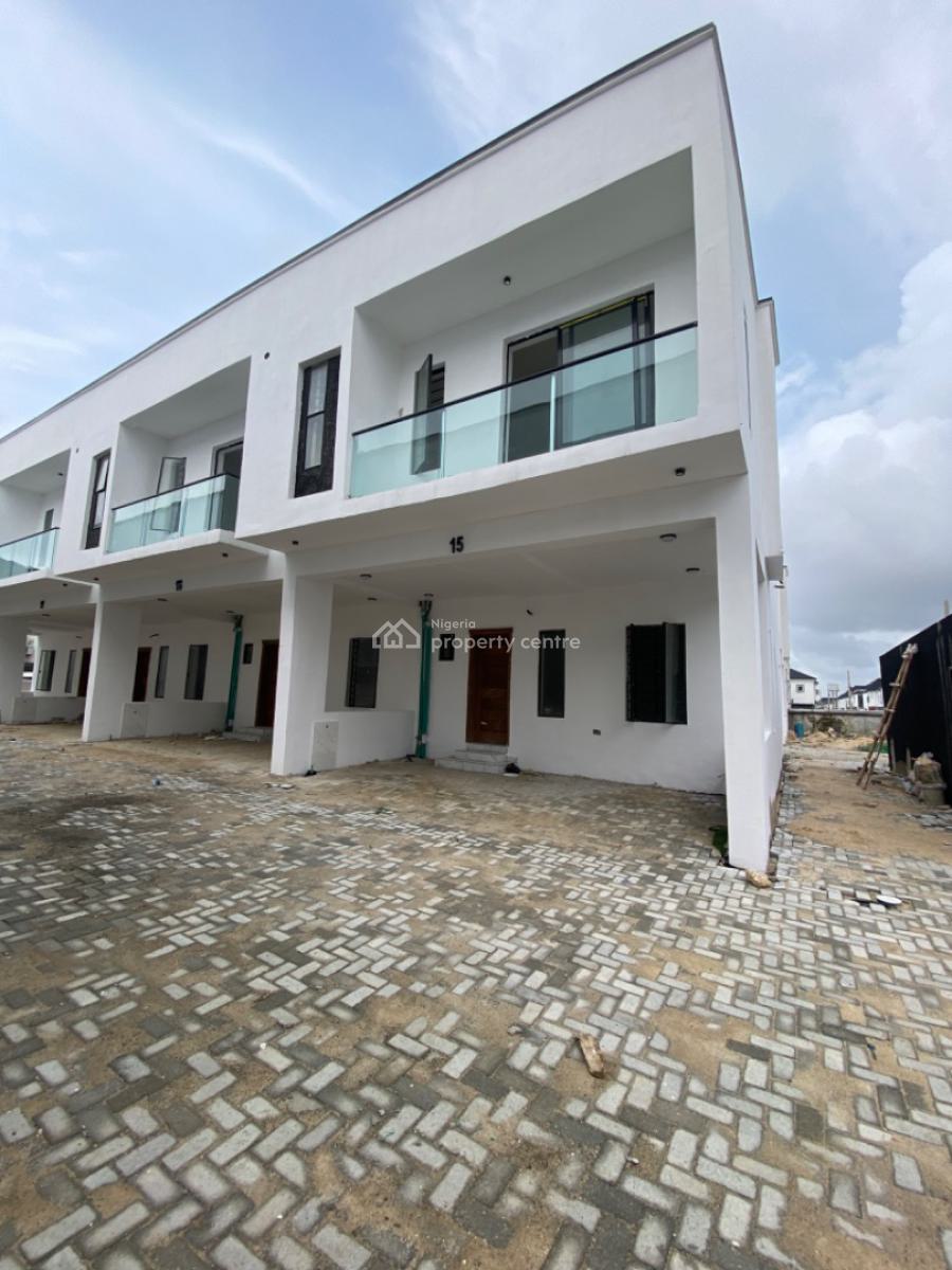 Bran New Contemporary 4 Bedrooms Terraced Duplex, Serviced Estate, Orchid Road, Lekki Phase 2, Lekki, Lagos, Terraced Duplex for Sale