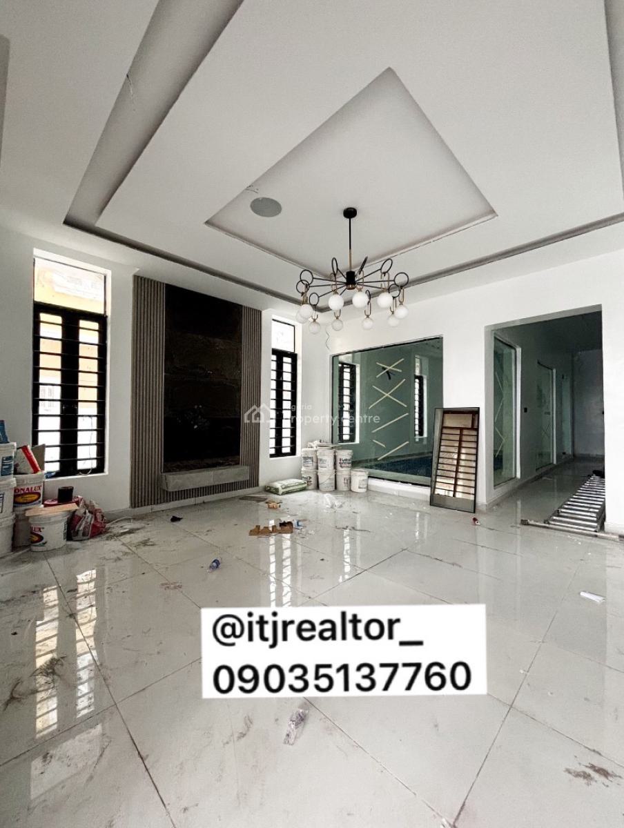 Stunning 5 Bedroom Detached Duplex with Swimming Pool and Bq, Chevron, Lekki, Lagos, Detached Duplex for Sale