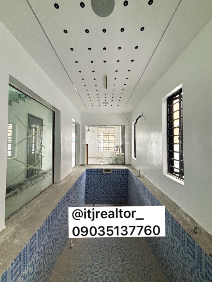Stunning 5 Bedroom Detached Duplex with Swimming Pool and Bq, Chevron, Lekki, Lagos, Detached Duplex for Sale