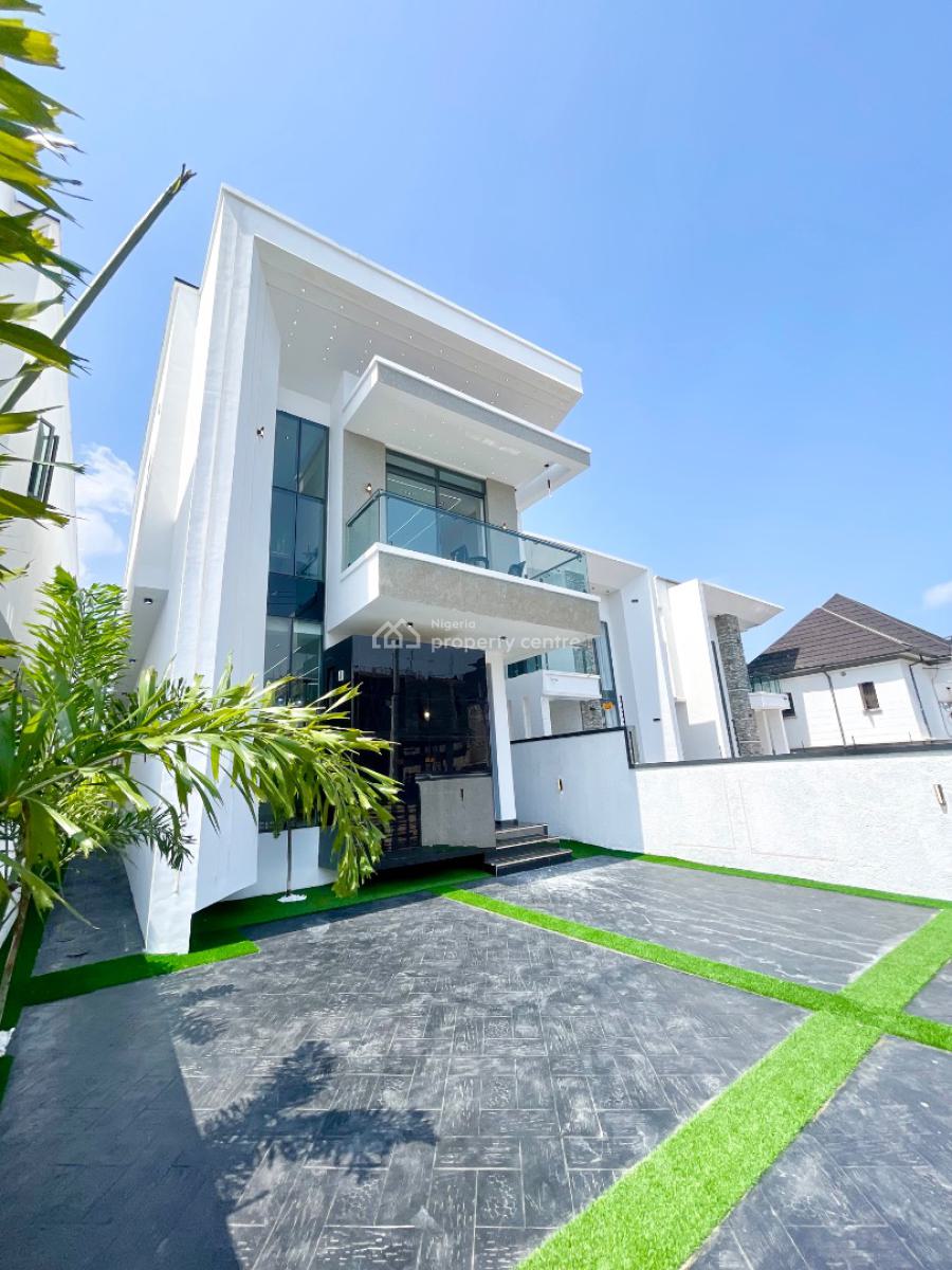 Luxurious Perched 5 Bed Smart Home with Swimming Pool and Bq, Ajah, Lagos, House for Sale
