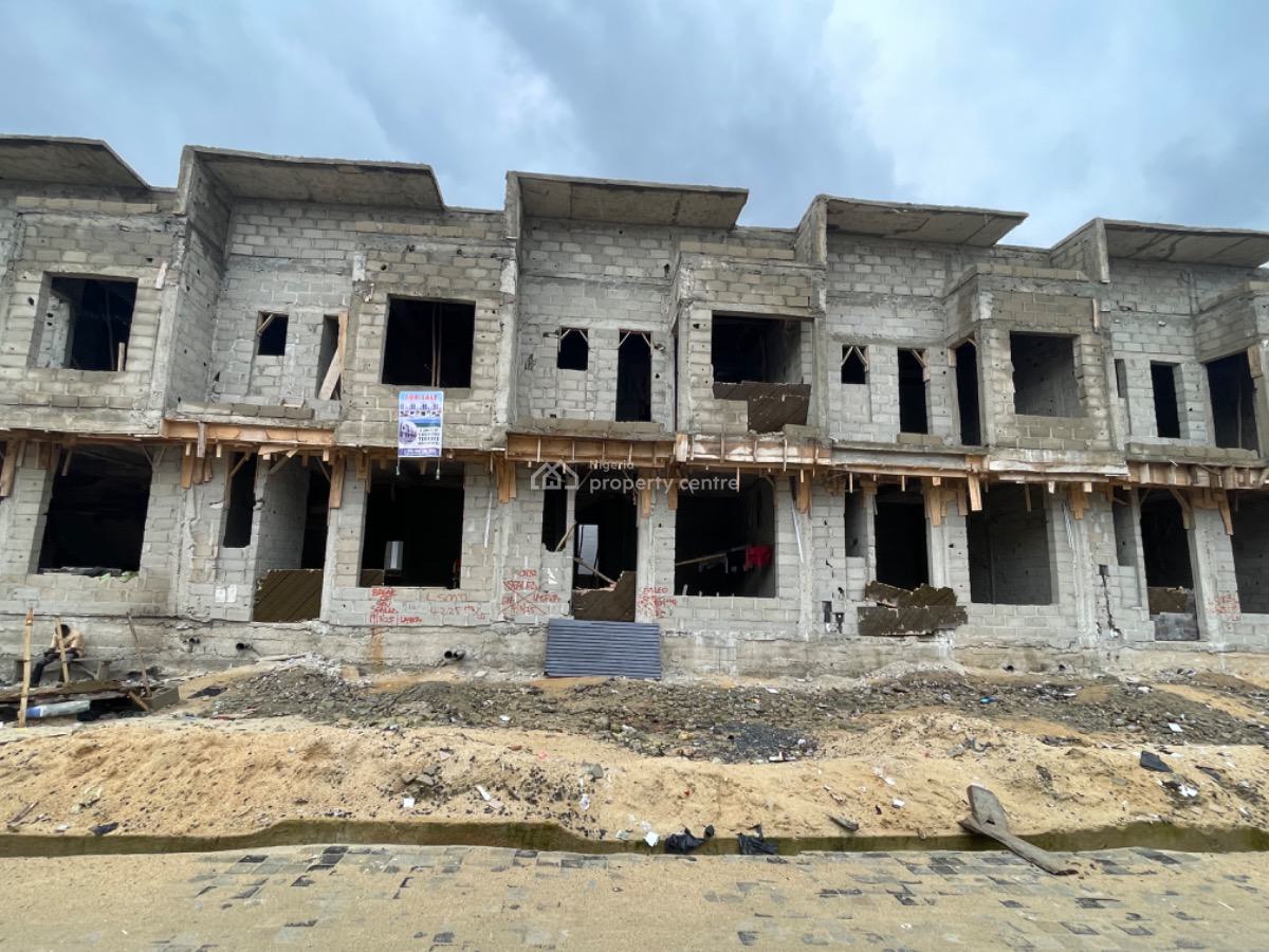 Distress 4 Bedroom Terrace Duplex with Bq, Ikota Gra, Ikota, Lekki, Lagos, Terraced Duplex for Sale