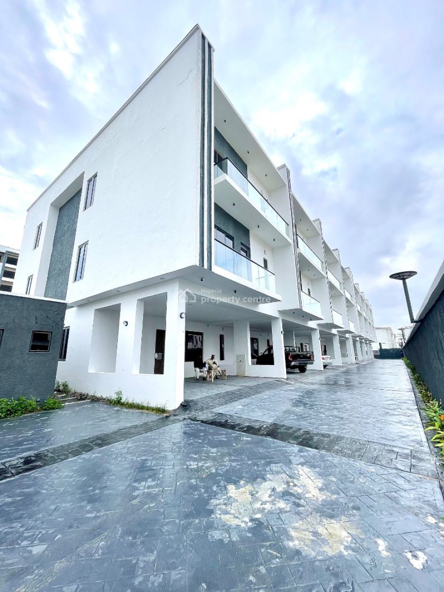 Absolutely Decent 4 Bed Terrace Duplex on Two Floor with Bq, Ikate, Lekki, Lagos, Terraced Duplex for Sale