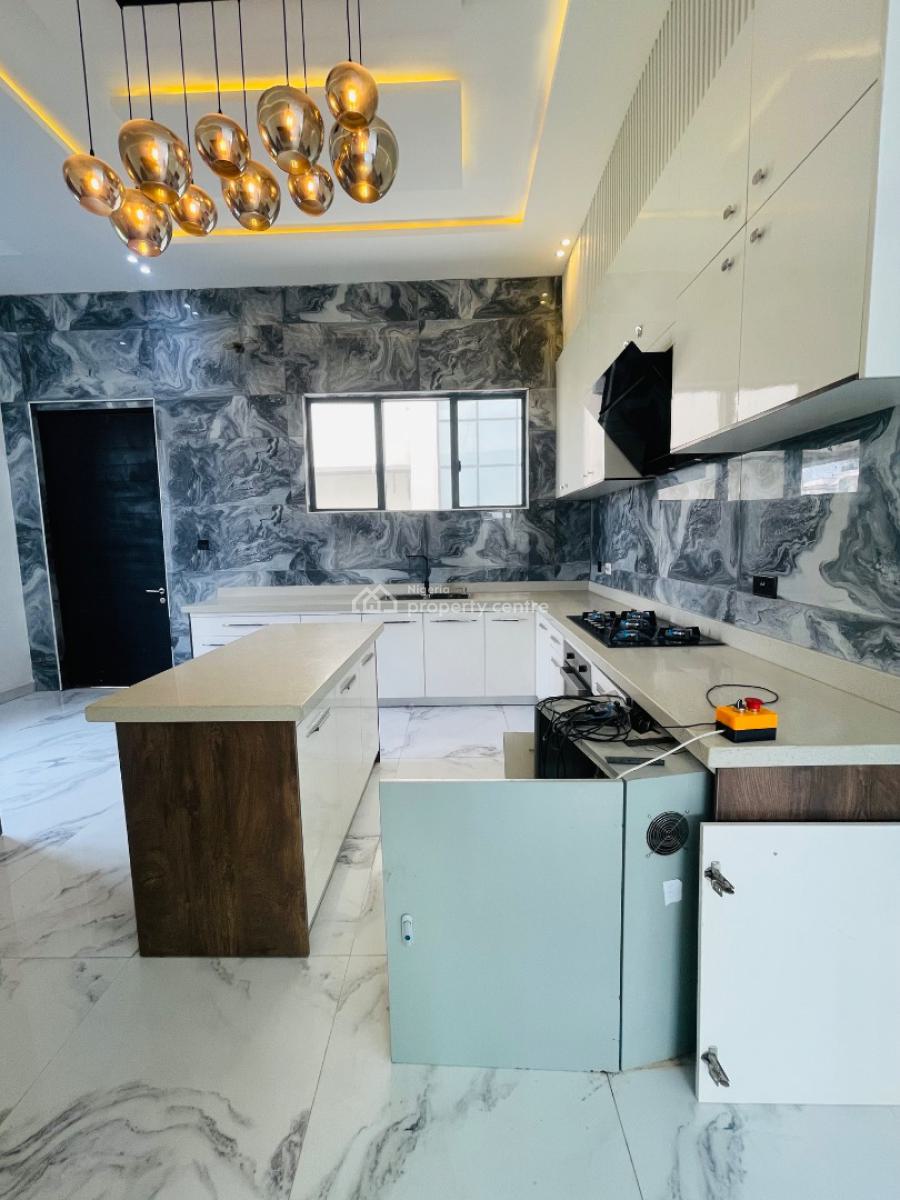 Marvelously Carved Luxury 5 Bed Detached Duplex with Home Elevator, Osapa, Lekki, Lagos, Detached Duplex for Sale