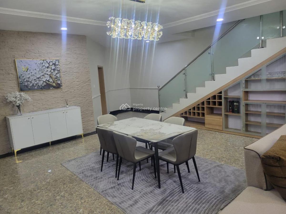 Beautifully Designed 4 Bedrooms Fully Furnished Terrace Duplex, Guzape Hills, Guzape District, Abuja, Terraced Duplex for Rent