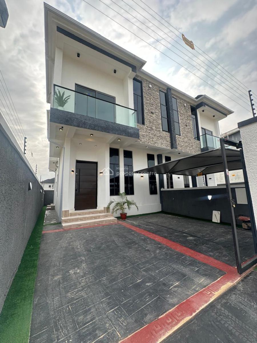 Solid Marble Designed 4 Bed Semi Detached Duplex + Bq, Ikota, Lekki, Lagos, Semi-detached Duplex for Sale