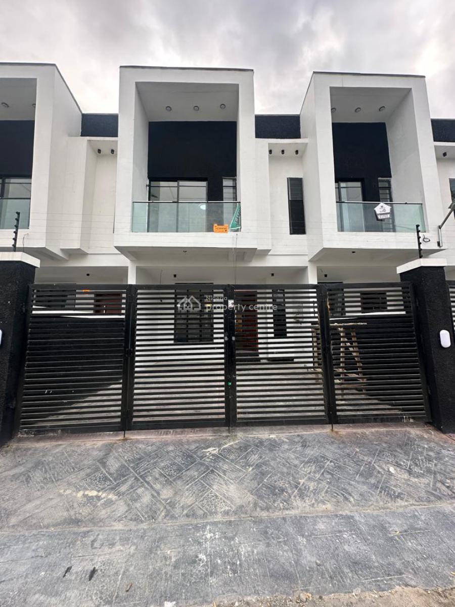 Spacious Self Compound 4 Bed Terrace  Duplex + Bq, Ikota, Lekki, Lagos, Terraced Duplex for Sale
